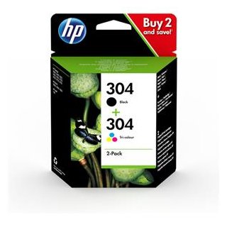 HP 304 DRUCKPATRONE 2-PACK COMBO (SCHWARZ/TRI-COLOR)