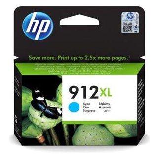 HP 912XL DRUCKPATRONE CYAN HIGH YIELD, Kapazität: 825S.