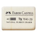 Faber-Castell Kautschuk-Radierer 7041-20, Kautschuk, 20...