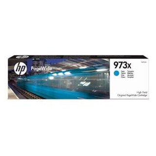 HP 973X HY CYAN ORIGINAL PAGE- WIDE DRUCKPATRONE, Kapazität: 7000S