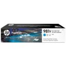 HP 981Y DRUCKPATRONE EHC CYAN PAGEWIDE ENTERPRISE COLOR 556, Kapazität: 16000