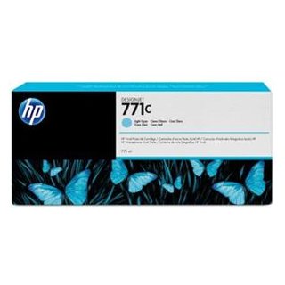 HP 771C TINTE CYAN HELL FÜR DESIGNJET Z6200, 775ML, Kapazität: 775ML