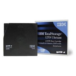LTO6 2,5TB/6,25TB Ultrium BaFe IBM LTO TAPE 00V7590, Kapazität: 2,5TB