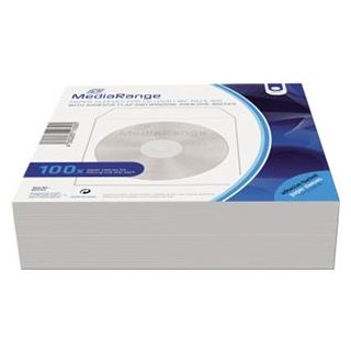 CD/DVD Papersleeves adhesive-backed (100) Leerhüllen