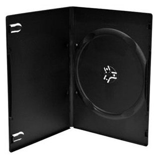 DVD Slimcase 1Disc Black (10)R MediaRange Leerhüllen, Kapazität: LEER