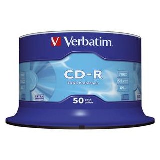 CD-R 700MB(50) Verbatim CD-R Cake, Kapazität: 700MB