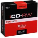 CD-RW 80/700 12x SC (10) INTENSO 2801622, Kapazität: 700MB