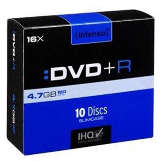 DVD+R 4,7GB 16x SC (10) INTENSO 4111652, Kapazität: 4,7GB