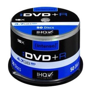 DVD+R 4,7GB 16x SP (50) INTENSO 4111155, Kapazität: 4,7GB