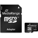 mSDHC 16GB Class10 + Adapter MediaRange Speicherkarte,...