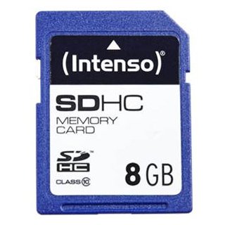 SDHC 8GB Class10 INTENSO SPEICHERKARTE 3411460, Kapazit&auml;t: 8GB
