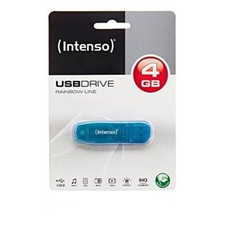 USB Drive 2.0 Rainbow 4GB INTENSO USB STICK 3502450, Kapazität: 4GB