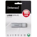 USB Drive 2.0 Alu 16GB silber INTENSO USB STICK 3521472,...