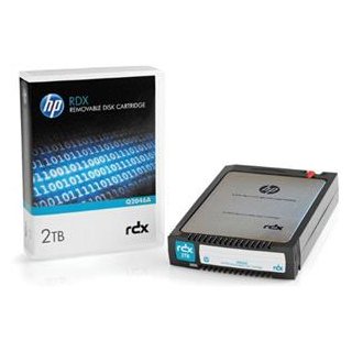 RDX 2TB Cartridge HP WECHSELPLATTE Q2046A, Kapazität: 2TB