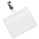 Namensschilder - mit Clip, oben offen, 90 x 60 mm