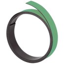 Magnetband - 100 cm x 15 mm, grün