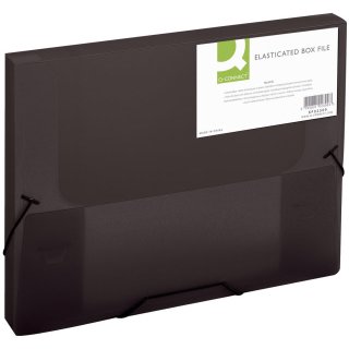 Sammelbox - A4, 250 Blatt, PP, schwarz transluzent