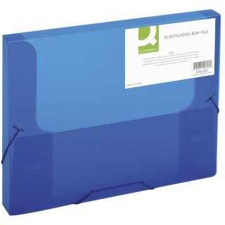 Sammelbox - A4, 250 Blatt, PP, blau transluzent