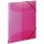 19505 Gummizugmappe - A4, PP transluzent, pink