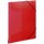 19516 Gummizugmappe - A3, PP transluzent, rot