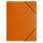 Gummizugmappe Lucy Colours - A3, PP, orange  transluzent