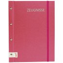 Zeugnismappe - 12 H&uuml;llen, pink