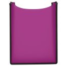 Heftbox Flexi - A4, PP, transparent pink