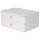 SMART-BOX ALLISON Schubladenbox - stapelbar, 2 Laden, wei&szlig;