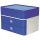 SMART-BOX PLUS ALLISON Schubladen/-Utensilienbox- stapelbar, 2 Laden, wei&szlig;/blau