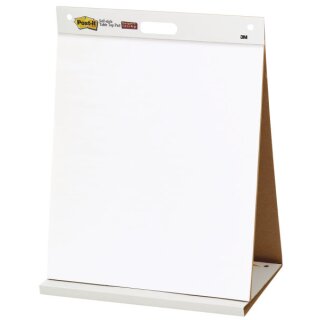 Flipchart-Block Meeting Chart Table Top, weiß, 90 g/qm, blanko/blanko, 20 Blatt