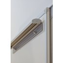Flipchartblockhalter für Magnettafel, magnethaftend, 70 x 5,5 cm, grau