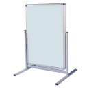 Kundenstopper Outdoor - A1, silber UV-Filter