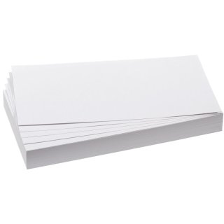 Moderationskarte, Rechteck, 205 x 95 mm, weiß, 500 Stück