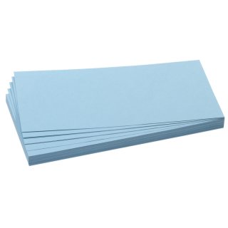 Moderationskarte, Rechteck, 205 x 95 mm, hellblau, 500 Stück