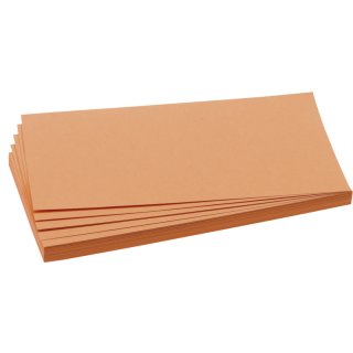 Moderationskarte, Rechteck, 205 x 95 mm, orange, 500 Stück