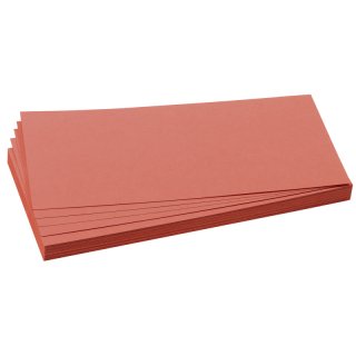 Moderationskarte, Rechteck, 205 x 95 mm, rot, 500 Stück