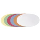 selbstklebende Moderationskarte Oval, 190 x 110 mm, sortiert, 300 Stück