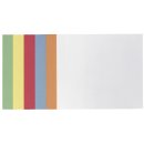 selbstklebende Moderationskarte Rechteck,200x149 mm,Farbkombinationen,300 Stk