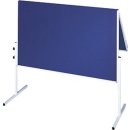 X-tra!Line® Moderationstafel - 120 x 150 cm, blau/Filz, klappbar