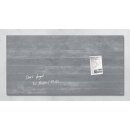Glas-Magnetboard artverum®, Design Sichtbeton, 91 x...