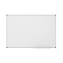 Whiteboardtafel - 240 x 120 cm, grau, magnethaftend, Wandmontage