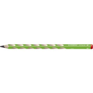 Dreikant-Bleistift EASYgraph - HB, grün, Rechts