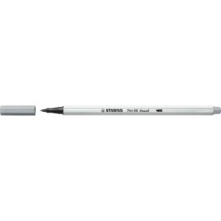 Fasermaler Pen 68 brush - mittelgrau