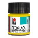 Decorlack Acryl, Gelb 019, 50 ml