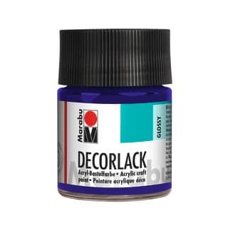 Decorlack Acryl, Violett dunkel 051, 50 ml