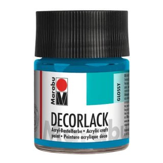 Decorlack Acryl, Cyan 056, 50 ml