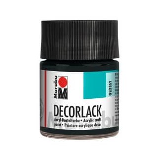 Decorlack Acryl, Schwarz 073, 50 ml