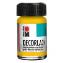 Decorlack Acryl, Mittelgelb 021, 15 ml