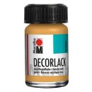 Decorlack Acryl, Metallic-Gold 784, 15 ml