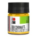 Decormatt Acryl, Mittelgelb 021, 50 ml